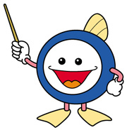 イラスト：下水道のマスコットキャラクタースイスイ