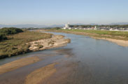 写真：一級河川の鈴鹿川（木田町地内）