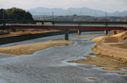 写真：二級河川：中ノ川（徳田町地内）