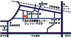 地図：庁舎配置図
