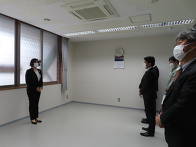 写真：三重県土地改良事業団体連合会関係者への就任あいさつ1