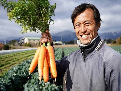写真：新鮮な人参