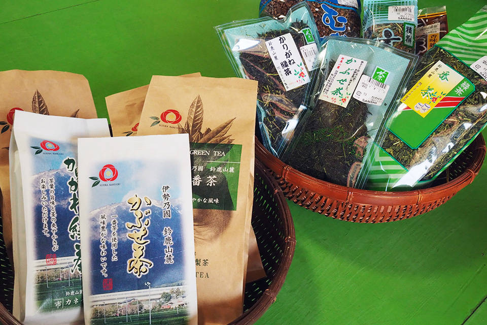 写真：販売しているお茶