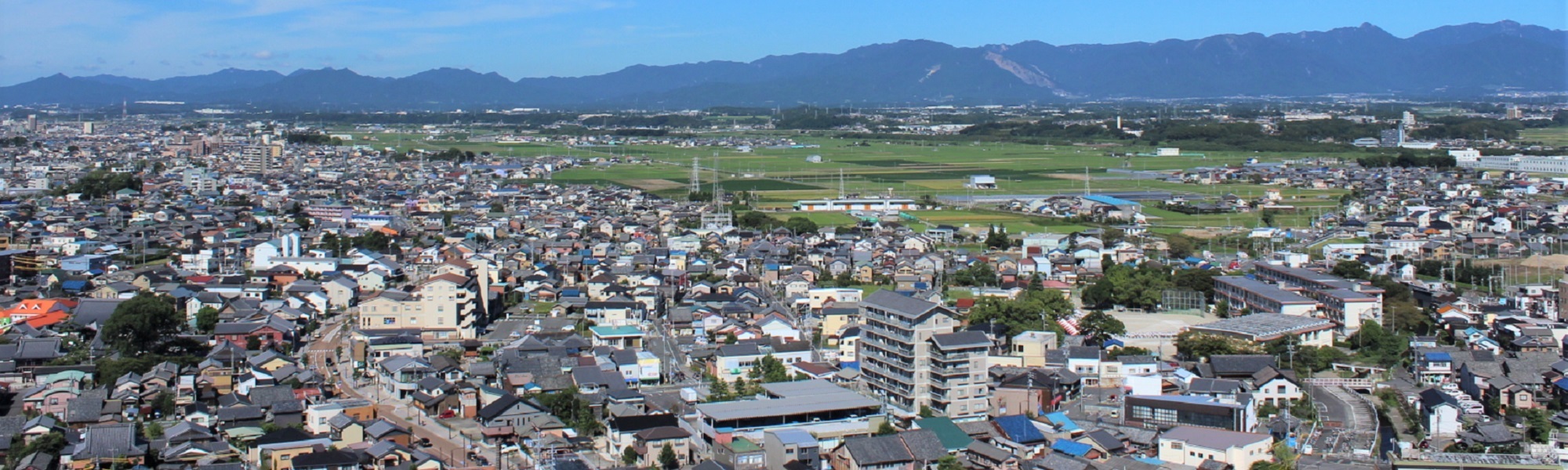 写真：市役所展望台からの眺め