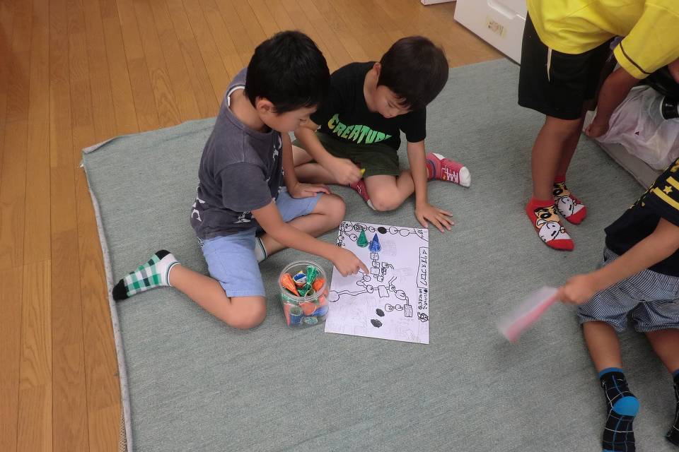 写真：桜島学童保育ももたろう1組の子ども達