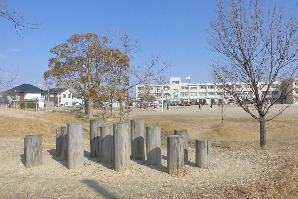 写真：一ノ宮小学校校庭