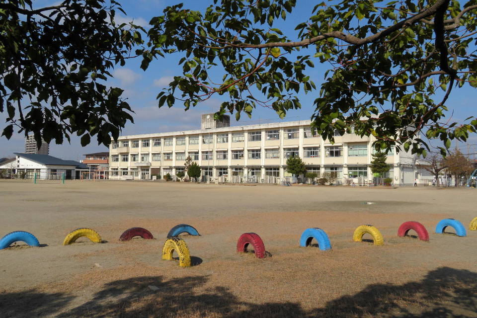 写真：清和小学校全体