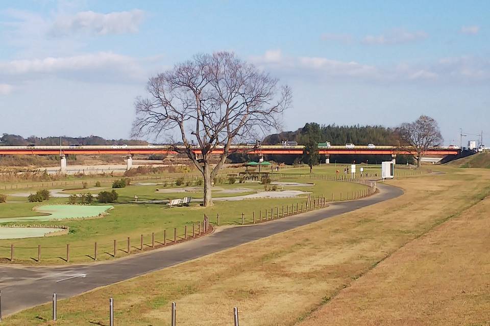 写真：鈴鹿川河川緑地