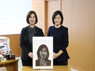 伊勢型紙展表敬訪問