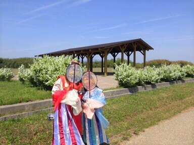 天平衣装　写真