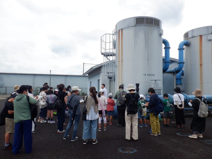 庄野送水場見学写真