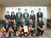 ヨシザワソフトテニス実業団表敬