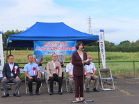 予約型乗合タクシー「シティモビすずか」運用開始式典