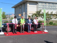 予約型乗合タクシー「シティモビすずか」運用開始式典