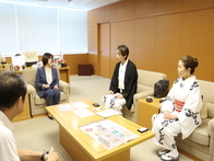 「清流の国ぎふ」文化祭2024（第39回国民文化祭及び第24回全国障害者芸術・文化祭）出場に伴う表敬訪問