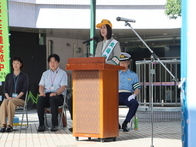 夏の交通安全県民運動に伴う出発式