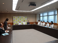 三重県立神戸高等学校放送部、箏曲部の全国大会出場に伴う表敬訪問
