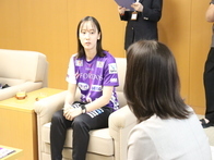 三重バイオレットアイリス「リーグH開幕」に伴う表敬訪問