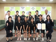 鈴鹿大学ソフトボール部「全日本大学女子ソフトボール選手権大会」及び「西日本大学女子ソフトボール選手権大会」出場に伴う表敬訪問