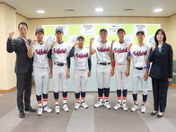 四日市ボーイズ「エイジェックカップ第56回日本少年野球選手権大会」出場に伴う表敬訪問