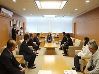 鈴鹿市代表Honda硬式野球部第96回都市対抗野球大会出場に伴う表敬訪問