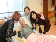 市内最高齢者訪問