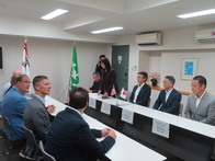 ベルフォンテン市長一行表敬訪問