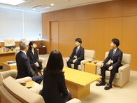 JICA海外協力隊グローカルプログラム（派遣前型）実習生の表敬訪問