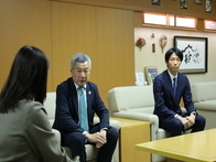 アトレチコ鈴鹿クラブ「第27回　日本フットボールリーグ」終了に伴う表敬訪問