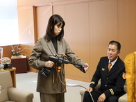 消防庁長官表彰受賞に伴う表敬訪問