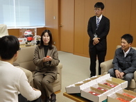 イチゴの三重県開発品種「うた乃」の普及促進に係る表敬訪問