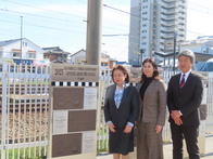 モノリス10号旗のお披露目