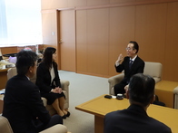 企業版ふるさと納税に係る紺綬褒章伝達式