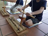 火起こし体験　写真