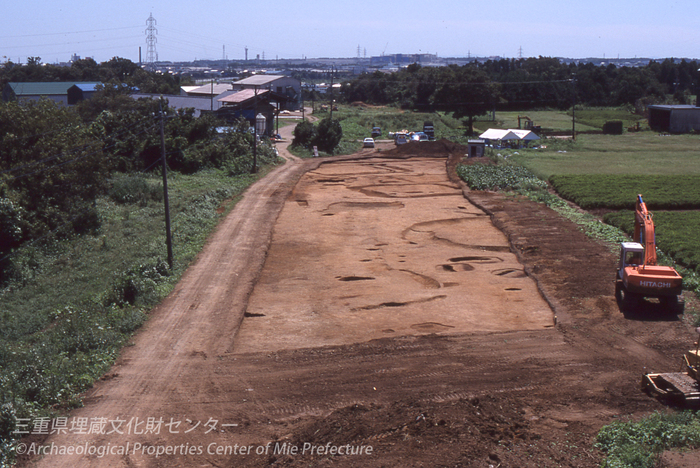 写真：北蟻越遺跡　2次調査区全景